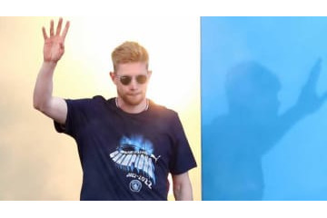 デ・ブライネが困らされた「超絶ドリブル」が話題 画像