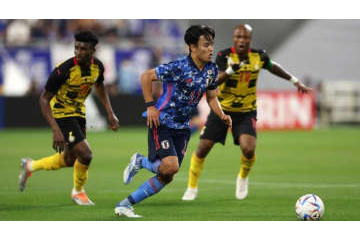 久保建英、ついに日本代表初ゴール！同僚の祝福に「あざっす！」 画像