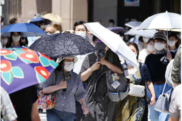 猛暑で節電、心配の声も 画像