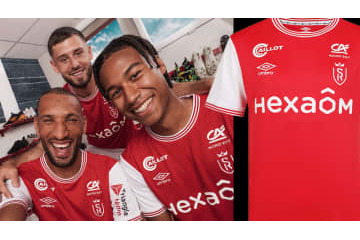 伊東純也の新チーム！スタッド・ランス、「ちょっとレトロな」2022-23新ユニフォームを発表 画像