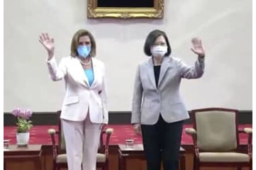 ペロシ氏、米国の台湾支持を強調 画像