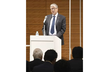ゲイツ氏「感染症対策議題に」 画像