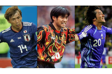 “折り紙ユニ”の日本代表、歴代W杯ユニフォームの「斬新デザイン」はこんな感じ 画像