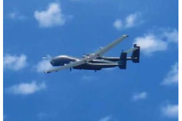 中国無人機がまた沖縄通過 画像