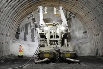 リニアのトンネル工事公開 画像