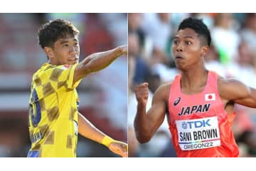 香川真司とサニブラウンが「バキバキの筋肉ボディ」を披露！どっちがすごい？ 画像