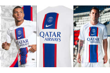 パリ・サンジェルマン、22-23サードユニフォーム発表！「初のストライプカラー」が登場 画像