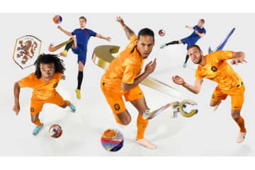 オランダ代表、カタールW杯に向けた2022新ユニフォームを発表！“オレンジの獅子”現る 画像