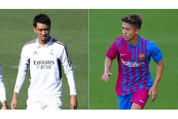 レアル中井卓大とバルサ安部裕葵、FIFA23での「能力」がこちら 画像