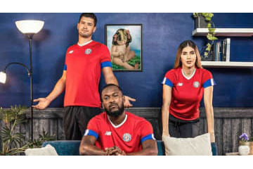 日本と対戦！コスタリカ代表、カタールW杯ユニフォームは“本気”の国旗カラー 画像