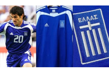 ギリシャ代表、究極のミラクル初優勝！今こそ推したい「懐かしユニフォーム」 画像