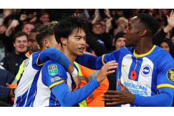 三笘薫、結果しか出さない！アーセナル本拠地でゴール、勝利に貢献 画像