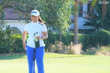 畑岡奈紗、“ドタバタ”バーディ発進にショットインイーグルも「まさか入るとは」 画像