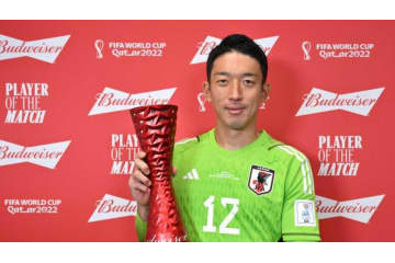 W杯ドイツ戦MVPの権田修一、「日本代表2位」の記録だった 画像