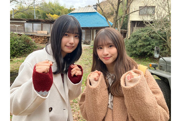 乃木坂46五百城茉央＆菅原咲月、予想外の風呂場に悲鳴「脱衣場ないの！？」ロケリポーター初参戦 画像