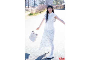 乃木坂46川崎桜、タンクトップで素肌輝く “サクラ満開”のグラビアに＜独占カットあり＞ 画像
