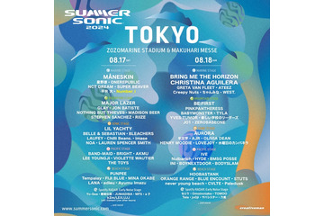 Number_i「SUMMER SONIC 2024」出演決定 第7弾追加出演アーティスト解禁 画像