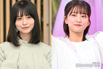 長濱ねる＆原田葵アナ、元欅坂46・1期生コンビの密着ショットに「天使」「可愛すぎ」と反響 画像