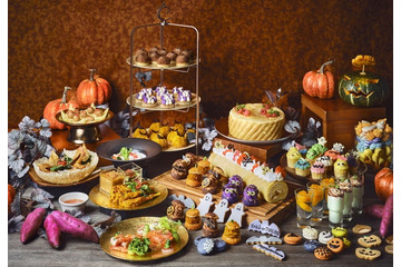 大阪でハロウィンビュッフェ「トリックorタイ」ケーキや食べ比べモンブランなど70種超 画像