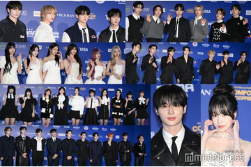 【写真特集】TXT・ENHYPEN・IVE・ME:Iら大阪に豪華集結＜2024 MAMA AWARDSレッドカーペット1日目＞ 画像