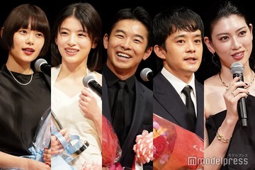 杉咲花・仲野太賀・出口夏希ら、スタイル際立つ華やかドレス＆スーツ姿で豪華集結 受賞の喜び語る【第46回ヨコハマ映画祭】 画像