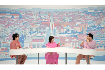 Netflix「オフライン ラブ」小泉今日子＆令和ロマン、恋リア初MCに意気込み インタビュー映像解禁 画像