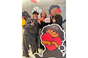 ヘラヘラ三銃士ありしゃん、出産前ラストイベントに平成フラミンゴら集結 話題のクッキーブランド原宿店オープン 画像