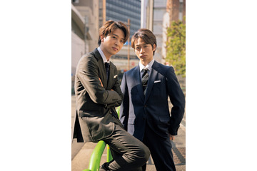 寺西拓人＆今江大地、スーツ姿でオフィスラブ熱演 挫折の乗り越え方明かす 画像