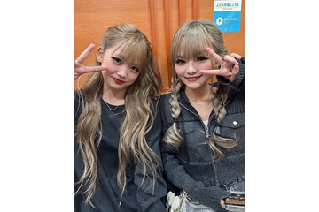 小学生ギャルモデル・りゅあ＆らら、卒業を報告 ブロンド盛り髪×刺繍入り制服姿に「唯一無二」「平成感が最高」と反響 画像