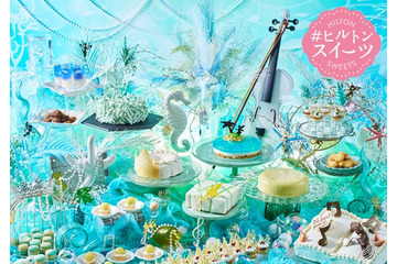 沖縄で“妖精×音楽×海”テーマのスイーツビュッフェ、海色ケーキやジュレなど13種 画像