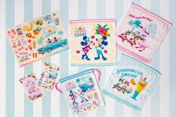 東京ディズニーランド＆シー、“夏のバカンス”デザインの新作グッズ 携帯用ファンやファッション雑貨など登場 画像