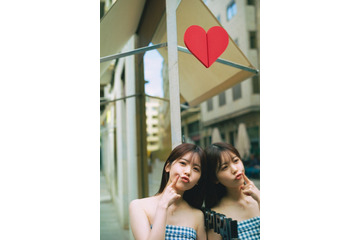 乃木坂46筒井あやめ、ハートマーク下でほっぺをギュッ 1st写真集先行カット第14弾解禁【感情の隙間】 画像