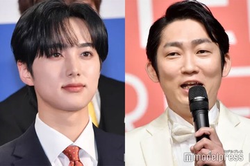 ノンスタ石田明、INIライブ鑑賞 “家族ぐるみで交流”尾崎匠海とINIポーズで2ショット「素敵な関係」「親子みたい」の声 画像