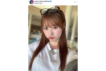 「首が真っ赤」モー娘。卒業控える生田衣梨奈、グアムでの日焼けSHOTにファン驚き「めっちゃ焼けてる！！」 画像