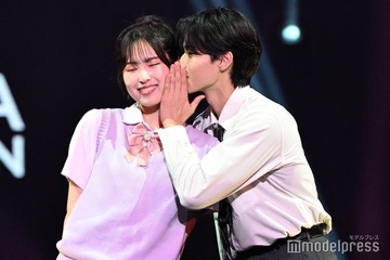 「今日好き」“たくはる”林田拓也＆村谷はるなカップル、至近距離で耳打ち 会場歓声【オキコレ2025】 画像