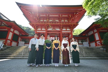 當真あみ・上白石萌音ら、かるたの聖地でドラマ「ちはやふる－めぐり－」ヒット祈願 画像