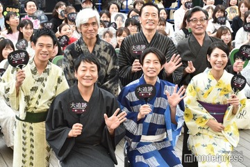 大森南朋・相葉雅紀・松下奈緒ら「大追跡」豪華キャスト7人、浴衣姿でイベント降臨 観客どよめく 画像