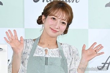 辻希美、第5子次女・夢空（ゆめあ）ちゃん＆愛犬の大きさ比較写真公開 辻も驚き「デカ！」 画像