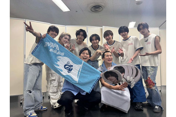 なにわ男子のツアーに完全密着 冷蔵庫に必ず用意されているもの・バスローブを着るメンバー…舞台裏明らかに【なにわ男子の逆転男子】 画像