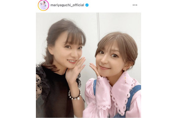 矢口真里、保田圭とのお揃いポーズSHOTに「モー娘。時代から応援してます」「とっても可愛い」の声 画像
