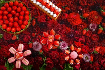 ホテルニューオータニ大阪のいちごビュッフェ、2026年は“恋するいちご”がテーマ 画像