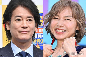山口智子＆唐沢寿明夫妻のオープンカー2ショットが話題「似合いすぎ」「格好いい」 画像