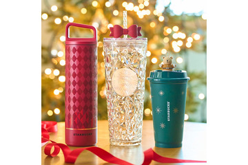 スタバ、ホリデー新作フード＆グッズ発表 “リボン付き”コールドカップタンブラーも登場【一覧】 画像