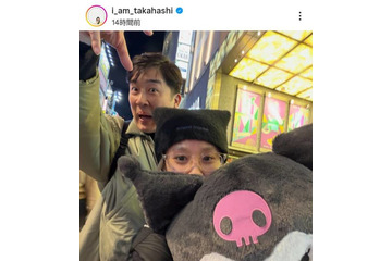 高橋愛、夫・あべこうじが取ってくれたぬいぐるみに大はしゃぎ！「すごい～」「宝物ですね」と反響 画像