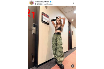 倖田來未、2003年発表曲をMVオマージュ衣装で披露！「地上波で見れて大興奮」「エモすぎる！」の声 画像