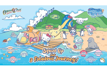 香港オーシャンパークでSanrioコラボ「Marine Wonders」Hello Kittyら6キャラ集結 画像