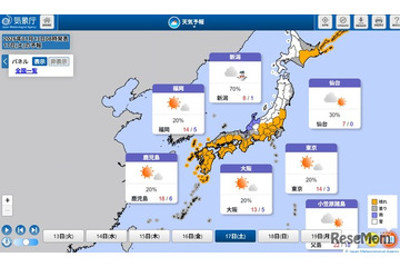 【共通テスト2026】当日の天気、北日本や北陸を中心に雪か雨 画像