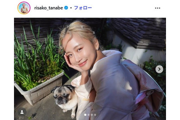「テラハ」田辺莉咲子「1番高いお買い物」愛車との写真公開「かっこよすぎ」「イメージぴったり」の声 画像