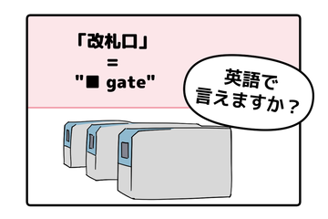 英語で「改札口」は「TRAIN GATE」って思った人は読んでみて！正解は改札で「使うアレ」が入るよ 画像