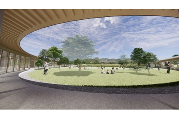 スノーピークが佐賀・吉野ヶ里歴史公園に新複合施設 サウナ付きコテージやスタバ、ライブラリーも 画像